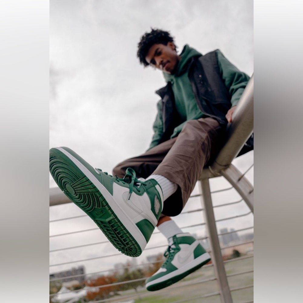 Air Jordan 1 retro, gorge green